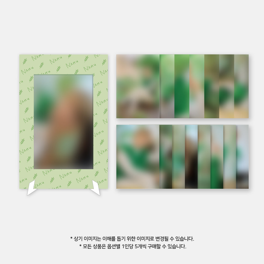 NAM WOO HYUN 2021 CONCERT [식목일 ON] OFFICIAL MD_PHOTO FRAME &amp; POST CARD SET